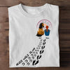 [TH1041-ds-ltn] Never walk alone Customized All type shirts Horse Lovers