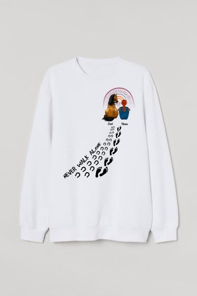 [TH1041-ds-ltn] Never walk alone Customized All type shirts Horse Lovers