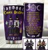 Besties in this wicked world customized stainless steel tumbler for Halloween lovers and friends