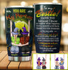 Customized stainless steel tumbler featuring Halloween You Are My Person gift design for best friends