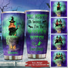Wicked Witch of Everything personalized stainless steel tumbler for Halloween lovers and friends.