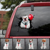 Dog it Customized Cracked Decal for Wall Funny Memes Label Paper