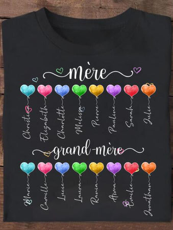 [pq0431-ds-lad] Membre De Ma Famille All Type Shirts Family