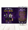 Besties in this wicked world customized stainless steel tumbler for Halloween lovers and friends