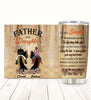 Customized stainless steel tumbler with To My Daughter Enjoy The Ride quote for daughter family gift