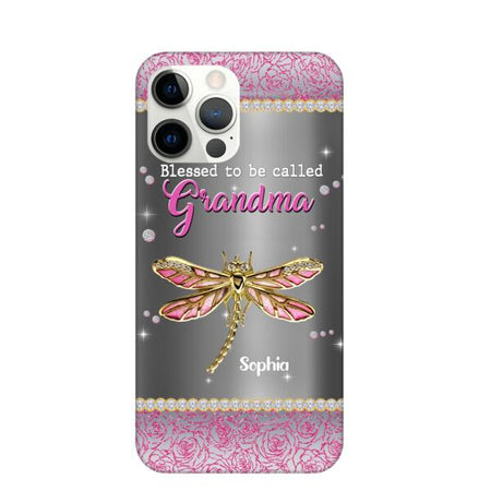 Blessed to Be Called Family Customized Phone Case Family Lovers - high-quality print-on-demand material Customizer detail