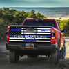 Thin Blue Line truck Tailgate Decal Sticker Wrap Tailgate Wrap Decals For Trucks