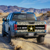 U.s. Army Veterans truck Tailgate Decal Sticker Wrap Tailgate Wrap Decals For Trucks