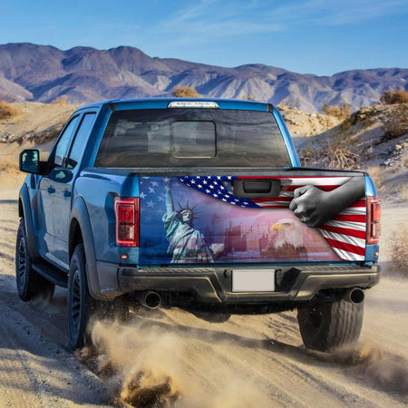 Patriot American Truck Tailgate Decal Sticker Wrap Tailgate Wrap Decals For Trucks