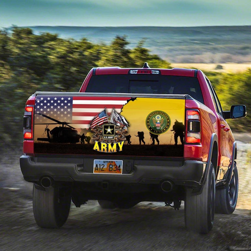 United States Artruck Tailgate Decal Sticker Wrap Tailgate Wrap Decals For Trucks