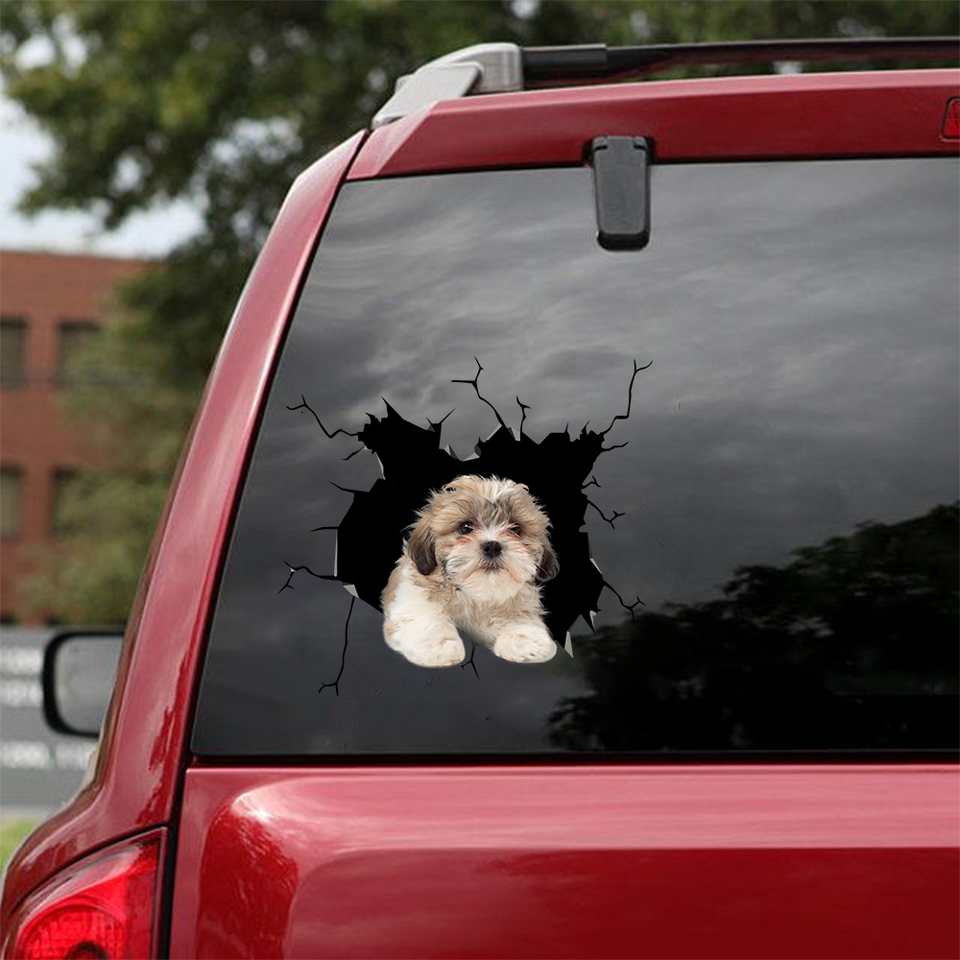 Funny Shih Tzu Sticker Dog Lover SK0066 - Camellia Print