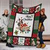  Merry Christmas Pug Christmas Xmas Ultra Soft Cozy Plush Fleece Blanket
