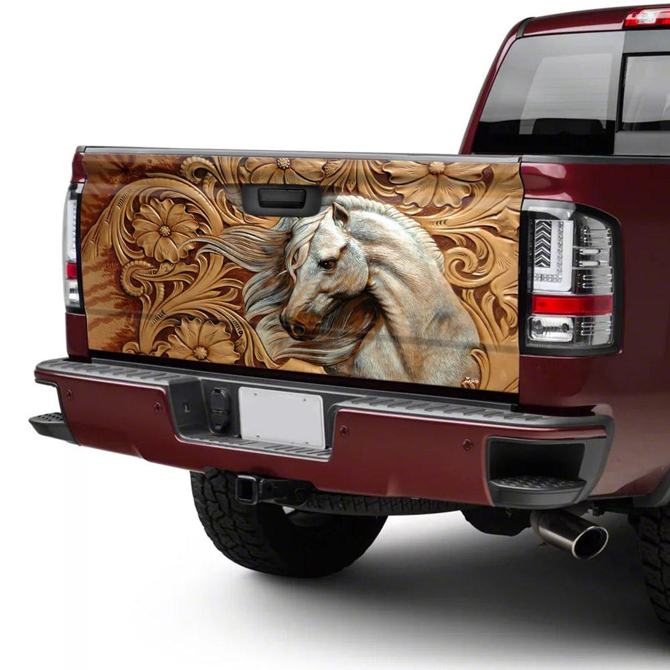 Horse Atruck Tailgate Decal Sticker Wrap Horse Themed Gifts  Tailgate Wrap Decals For Trucks
