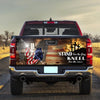 Patriotic Cross American truck Tailgate Decal Sticker Wrap Tailgate Wrap Decals For Trucks