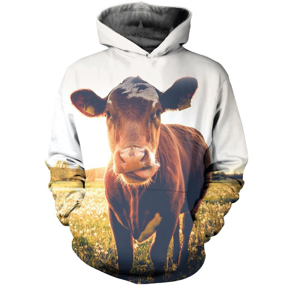 Cow Happy Farm Hoodie 38
