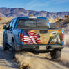 Patriotic Eagle truck Tailgate Decal Sticker Wrap Tailgate Wrap Decals For Trucks