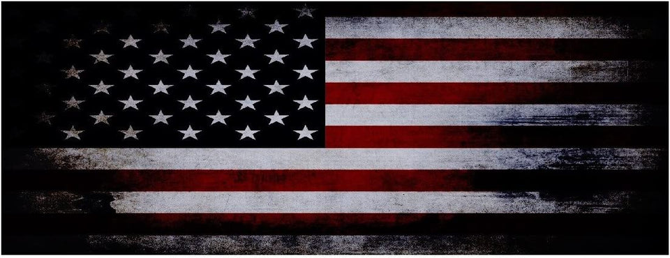 American Flag Distressed Vinyl Graphic Tailgate Cover Wrap Flag Puny Decals For Silverado