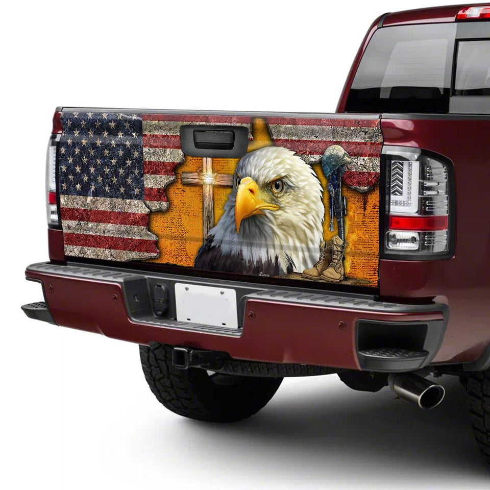 American Eagle truck Tailgate Decal Sticker Wrap Tailgate Wrap Decals For Trucks