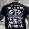 Air Force Veteran T Shirt K2604