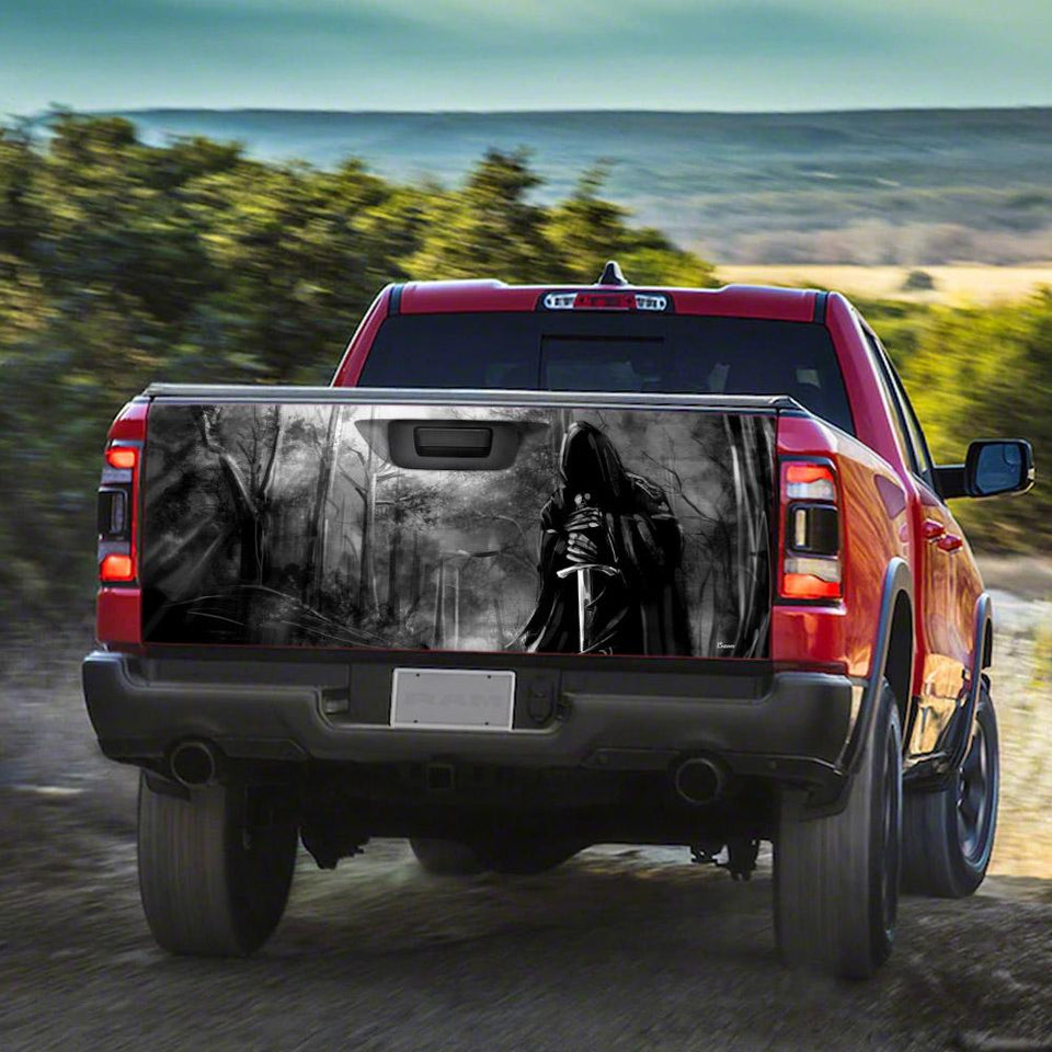Grim Reaptruck Tailgate Decal Sticker Wrap Tailgate Wrap Decals For Trucks