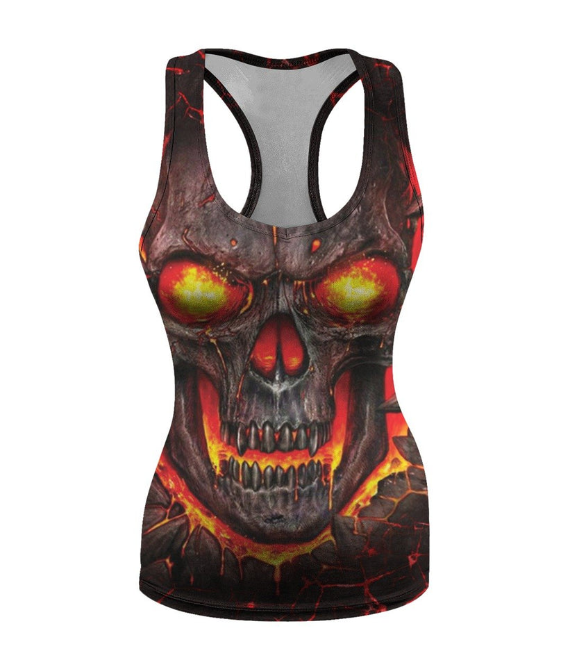 Skull Fire 3D Full Over Print