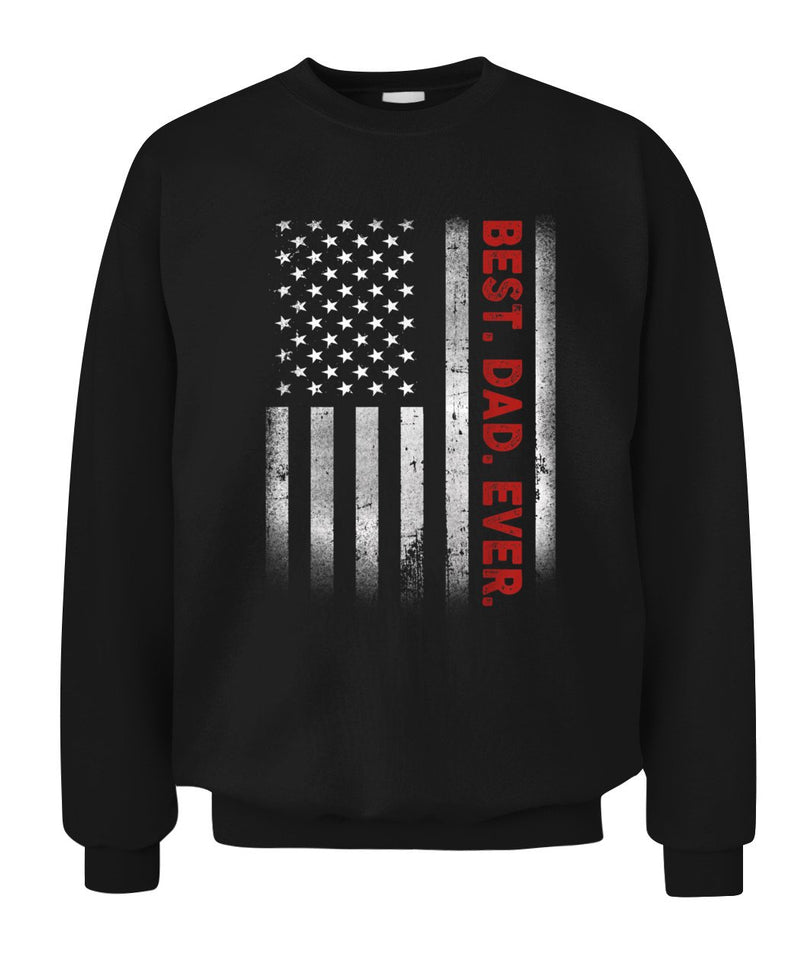 Best Dad Ever American Flag Tshirt Fathers Day Gift Tshirt