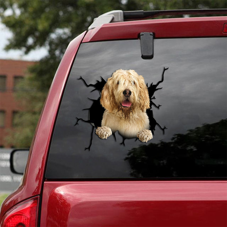 Otterhound Crack Decal Car Funny Big Stickers Birthday Delivery - General die-cut waterproof vinyl sticker decal