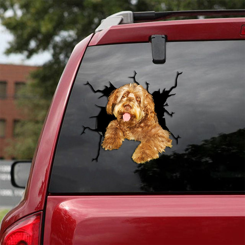 Otterhound Crack Stickers Custom Cool Vinyl Labels Best Christmas Gifts 2021 - General die-cut waterproof vinyl sticker decal