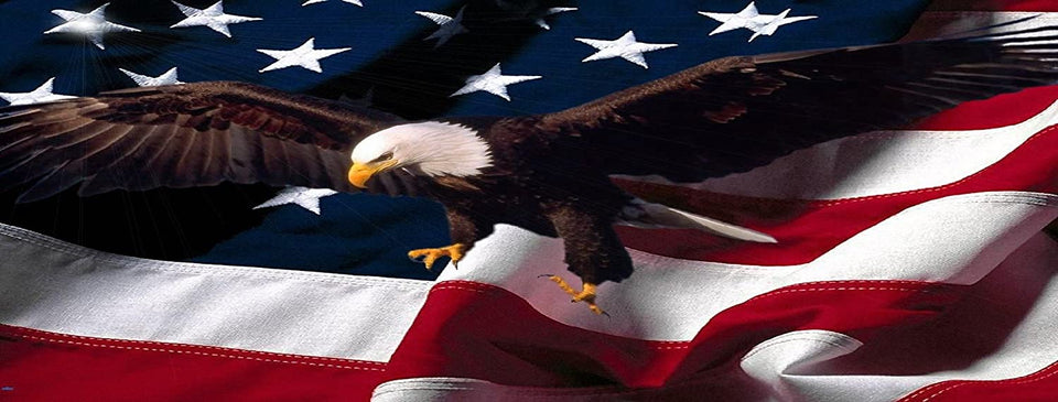 American Flag Eagle Vinyl Graphic Truck Tailgate Wrap American Flag Vinyl Huge American Flag Stickers For Trucks