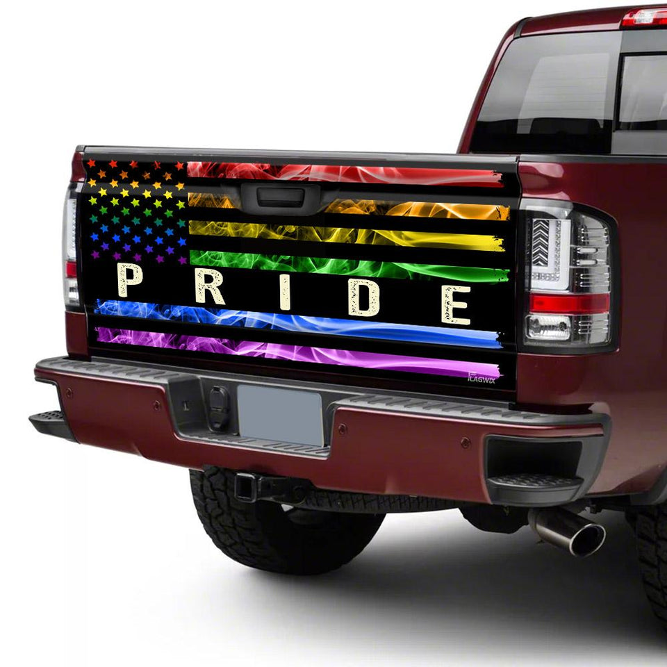 Lgbt Prico truck Tailgate Decal Sticker Wrap Tailgate Wrap Decals For Trucks