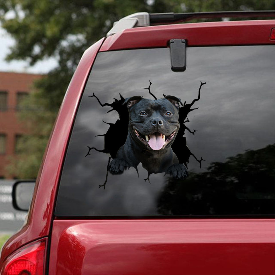 Stanffordshire Crack Stickers Funny Vinyl Letter Stickers Best Father's Day Gifts - General die-cut waterproof vinyl sticker decal