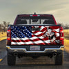 Wolf Graphic American Truck Tailgate Decal Sticker Wrap Tailgate Wrap Decals For Trucks
