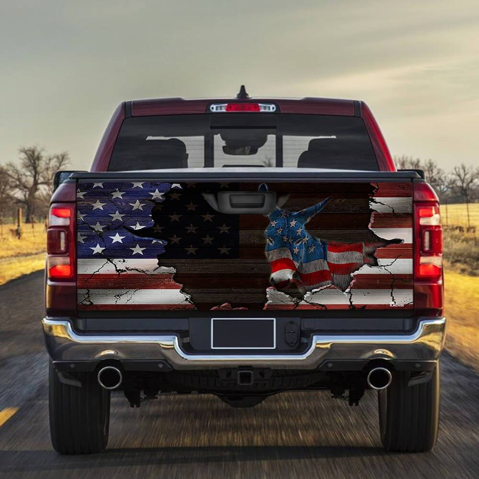 Donkey Break Tailgate Graphic American truck Tailgate Decal Sticker Wrap Tailgate Wrap Decals For Trucks