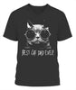 Best Cat Dad Ever Vintage Retro Cat Father Gift Men Tshirt