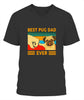 Best Pug Dad Ever D1016 - V-neck - Unisex