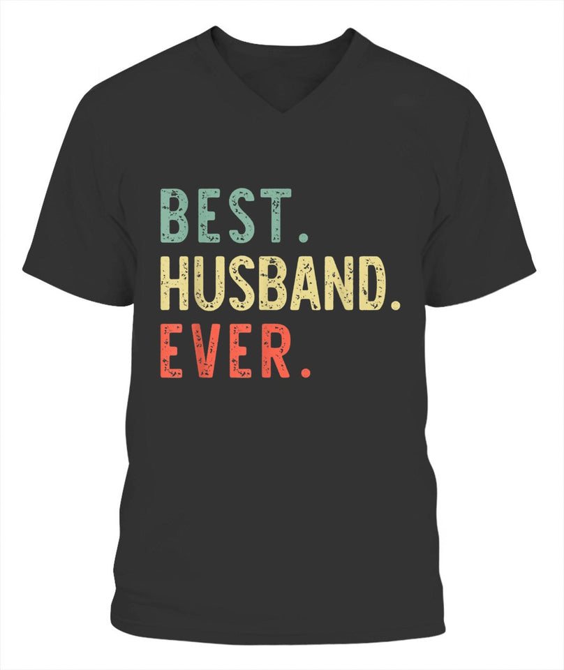 Best Husband Ever Funny Cool Vintage Gift Christmas Tee Shirt