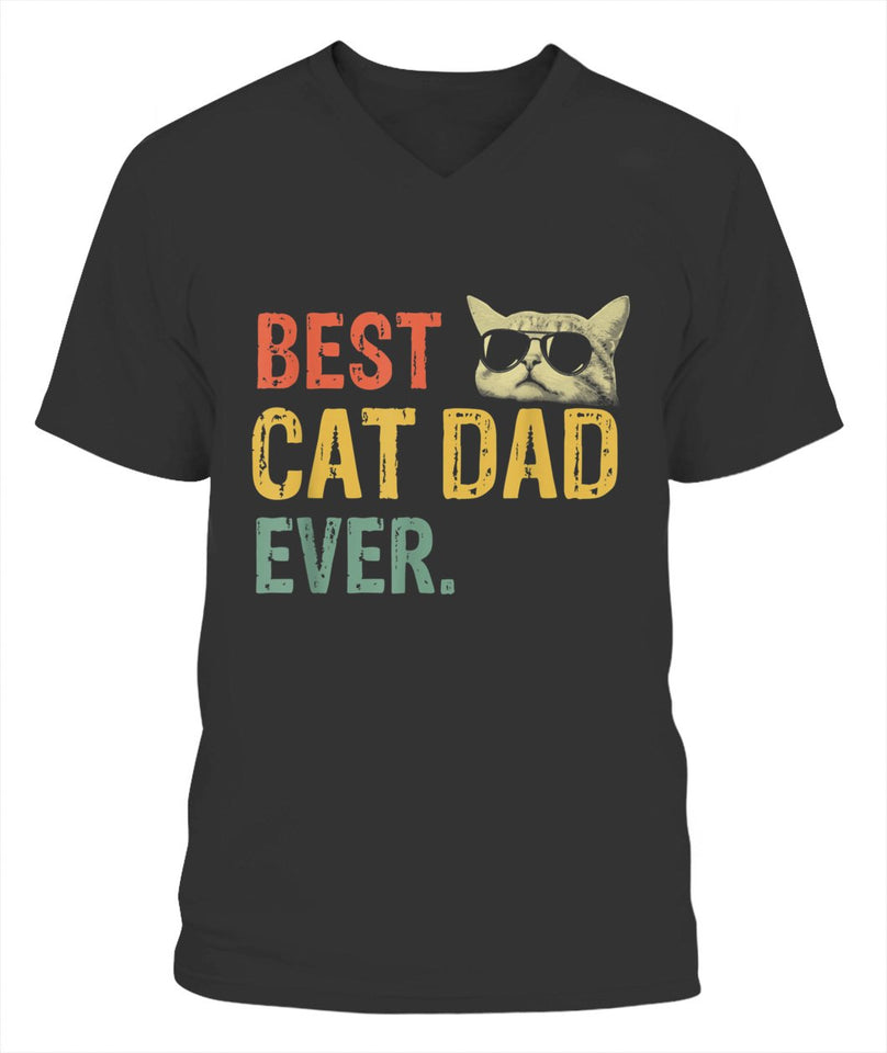 Best Cat Dad Ever Tee Shirt Cat Daddy Gift Tee Shirt