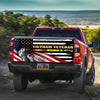 United States Vietnam Veterans truck Tailgate Decal Sticker Wrap Tailgate Wrap Decals For Trucks