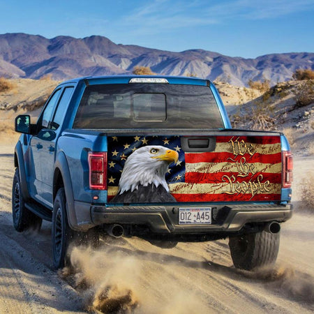We The People Patriots truck Tailgate Decal Sticker Wrap Tailgate Wrap Decals For Trucks
