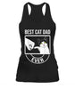 Best Cat Dad Ever Funny Paw Kitten Cat Fist Bump Tee Shirt