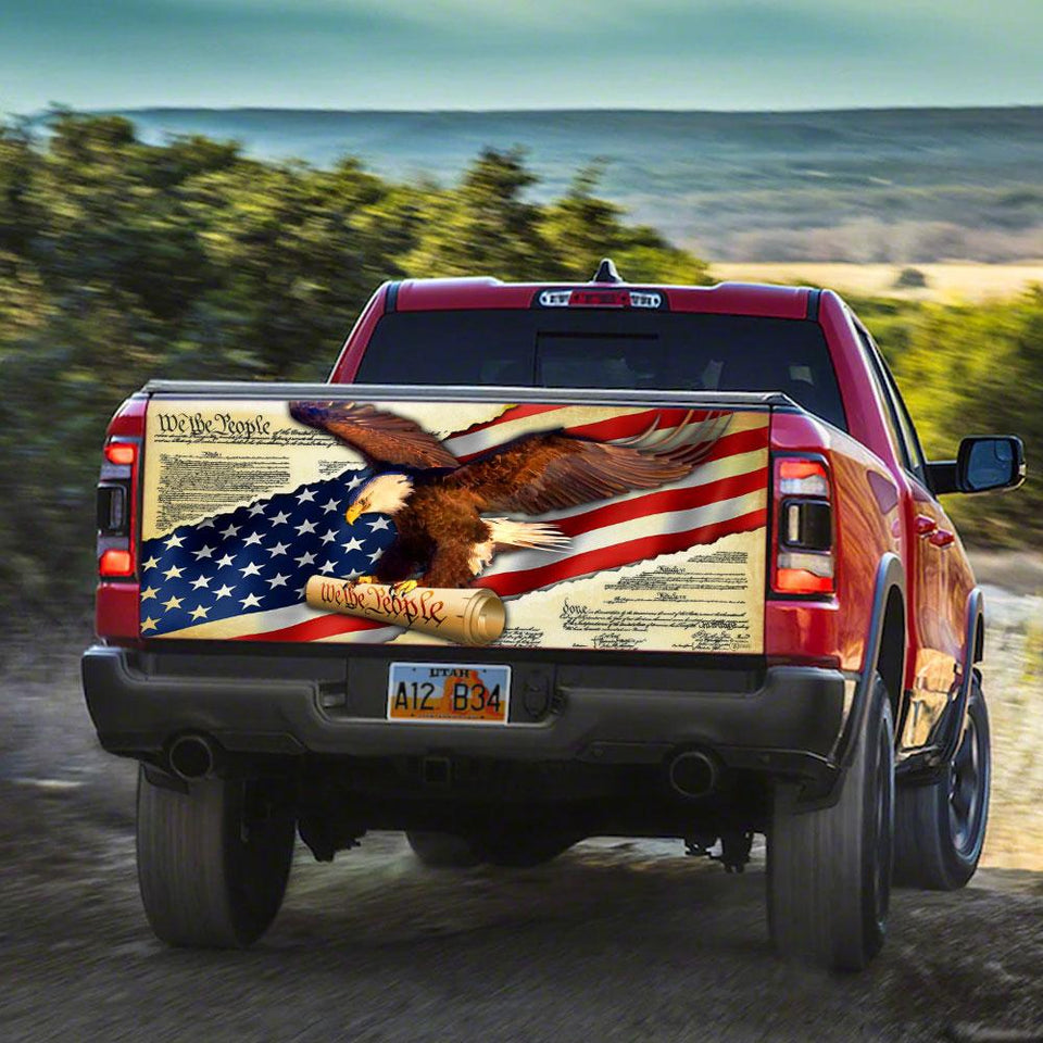 Tailgate Decal Sticker Wrap We The People Tailgate Wrap Decals For Trucks