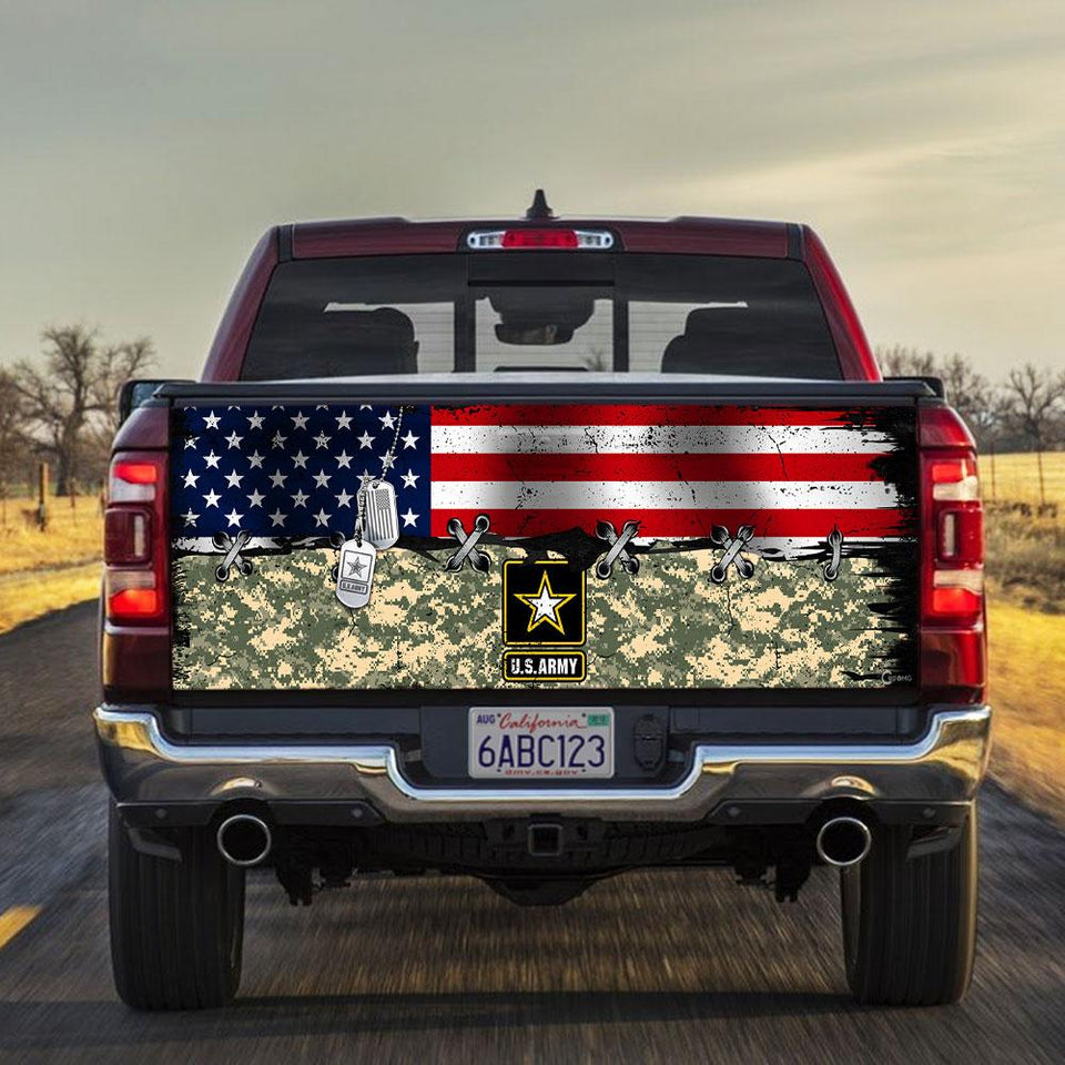 U.s Artruck Tailgate Decal Sticker Wrap Tailgate Wrap Decals For Trucks