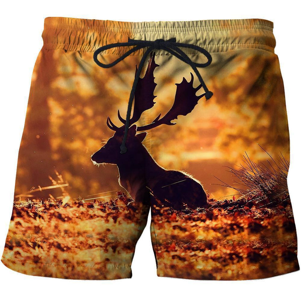 Deer On Autumn Hoodie 3D All Over Print DC010