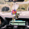 Vintage Car Ornament Funny Gifs Car Embellishment Christmas Gifts For Mom - Hunting / Deer holiday keepsake Christmas tree hanging ornament preview
