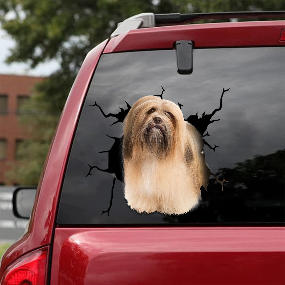 Löwchen Crack Decals Funny Quotes Vinyl Sticker Maker Christmas Gift Box - General die-cut waterproof vinyl sticker decal