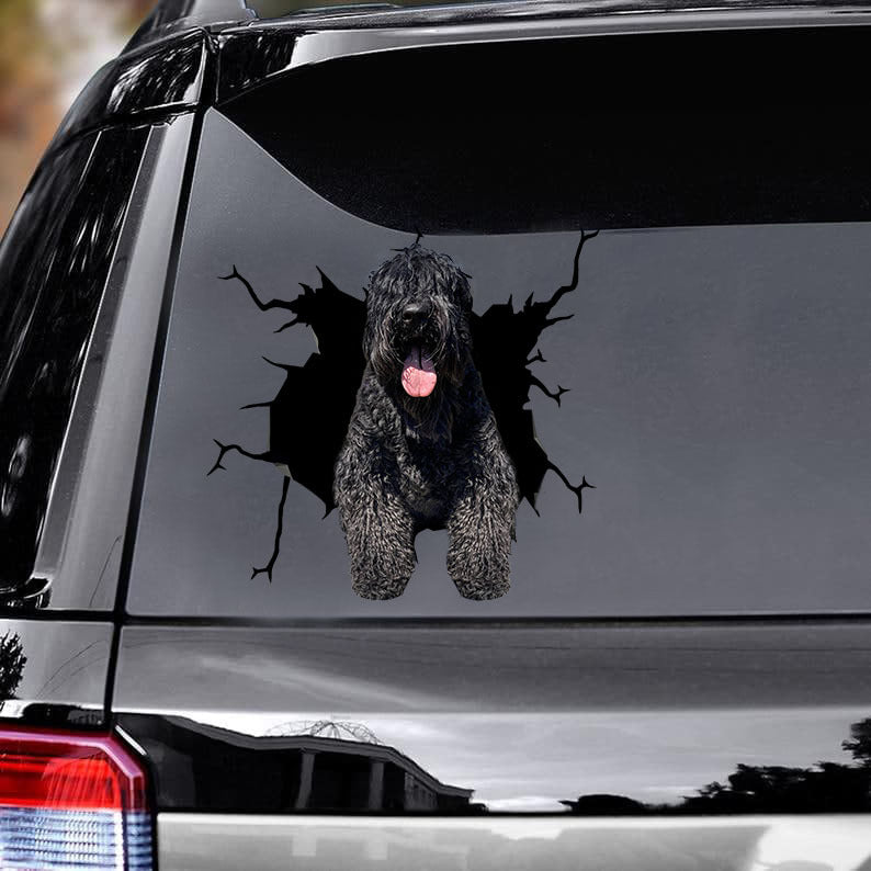 [bh0301-snf-lad]-russian-terrier-crack-car-sticker-dogs-lover