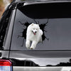 [bh0309-snf-lad]-samoyed-crack-car-sticker-dogs-lover