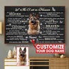 German Shepherd Customized Poster Dogs Lover - Dog Lovers Poster for everyday home decor and personal use