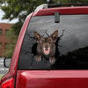 Australian Kelpie Crack Decal Sticker Car Funny Pictures Clear Sticker Paper Couple Gift Ideas - General die-cut waterproof vinyl sticker decal
