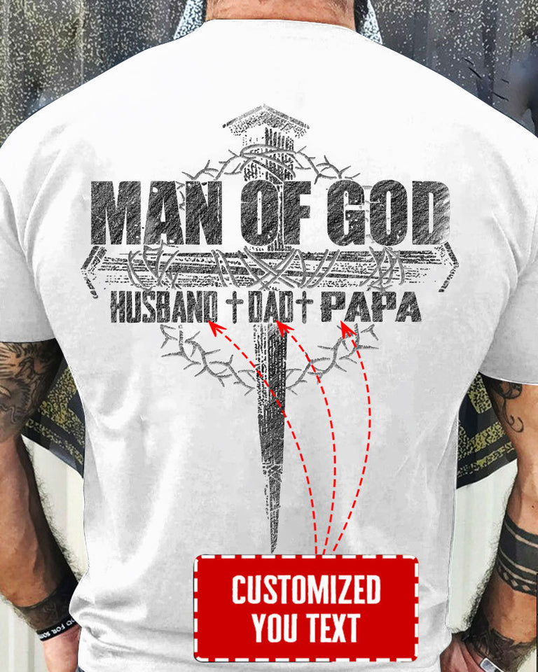 Personalized Baseball Man Of God Custom Gift BH0499-PTD
